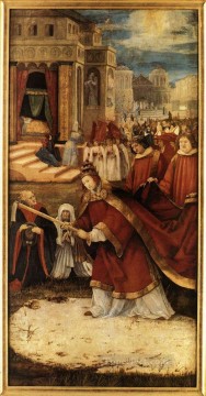 Matthias Grunewald Painting - Establishment of the Santa Maria Maggiore in Rome Renaissance Matthias Grunewald